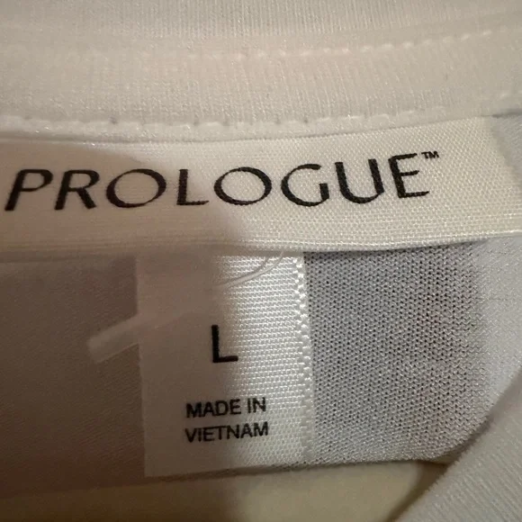 Prologue Women’s White Top - Picture 3 of 3